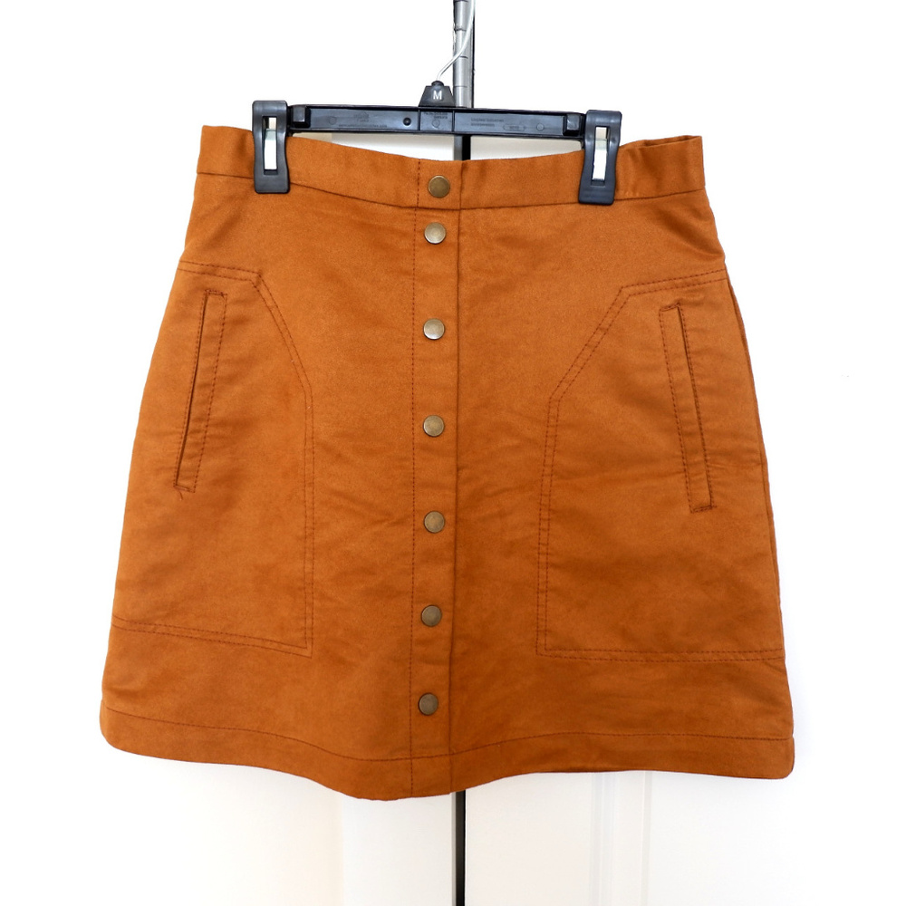 Tan Suede H&M Skirt